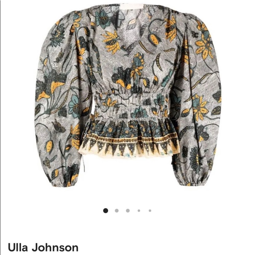 Ulla Johnson Shira floral-print blouse - Size 00